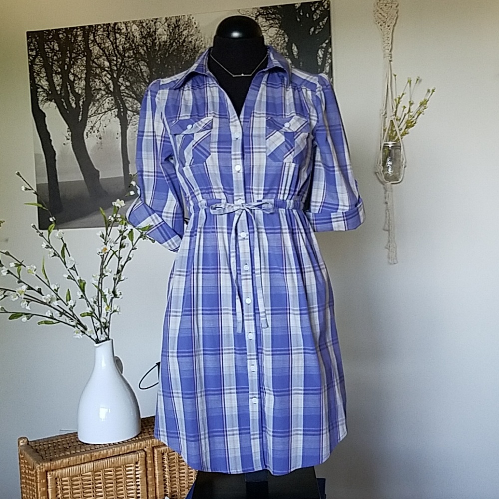 H&M Plaid short dress